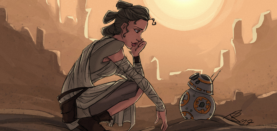 Rey's new droid